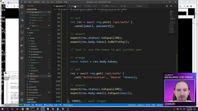 #passportjs authentication with #JWT in #typescript and #express смотреть онлайн