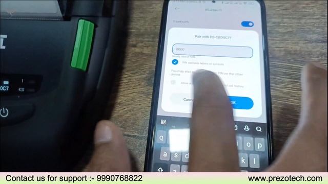 TSC Alpha 30RB Portable Bluetooth Receipts Printer | Bluetooth Connection | Calibration | Printing смотреть онлайн