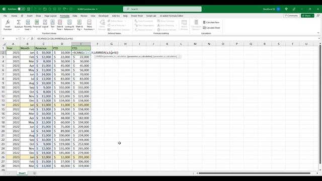 How to Calculate Year-to-Date (YTD) in Excel смотреть онлайн