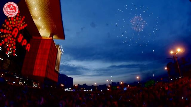 ТРЦ «Аура» Новосибирск. Большой праздник 2017. Салют смотреть онлайн