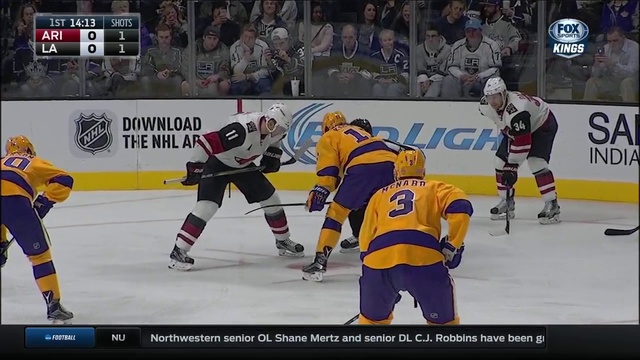 NHL.2015.11.10. Arizona Coyotes - Los Angeles Kings . 1 тайм. смотреть онлайн