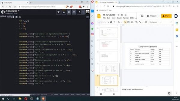 Comparison Operators in JavaScript | Learn HTML, CSS, JS (தமிழ்)