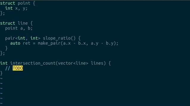 Alien Problems - Line Intersection Count смотреть онлайн