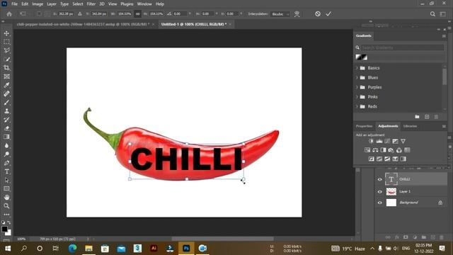 Photo Manipulation || Chilly Text Effect In Photoshop I Mirchi (Chilli)Manipulation in Photoshop смотреть онлайн