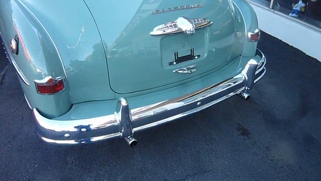 1950 Plymouth Convertible Flathead six dual exhaust смотреть онлайн
