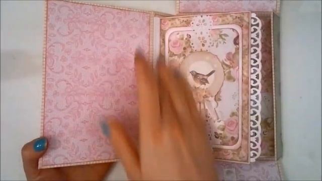 Fun 2in1 Mini album and box - Kaisercraft True Love, Wild Orchid Crafts DT project смотреть онлайн
