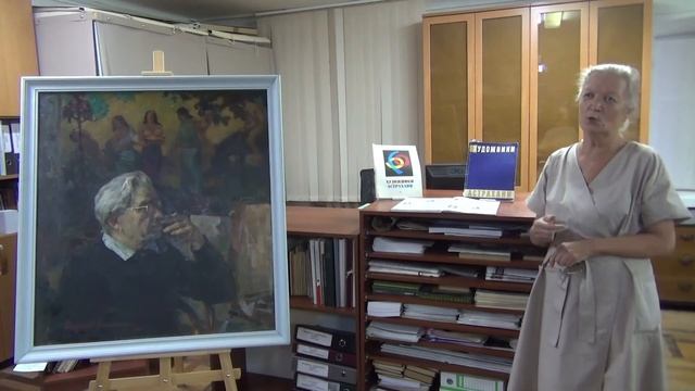 Выставка картины Василия Жаркова-Волжского «Портрет художника Ф.Милохина» (1980) смотреть онлайн