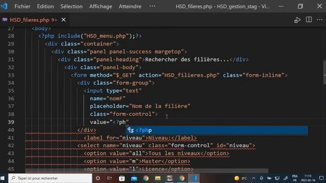 Application web avec HTML, Php, css Bootstrap, javascript, Jquery et MySQL 007 смотреть онлайн