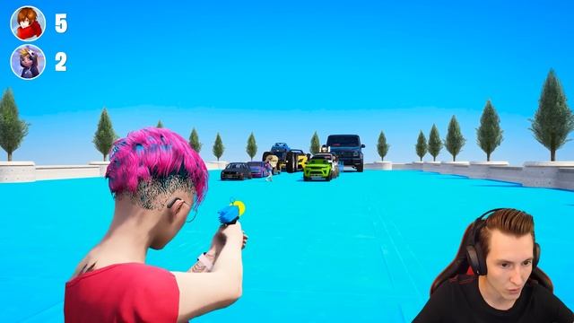 СМОЖЕТ ЛИ БИГФУТ С ШИПАМИ ПЕРЕТЯНУТЬ ГИГАНТСКИЙ РЕАКТИВНЫЙ ГЕЛИК ? ПЕРЕТЯГИВАНИЕ КАНАТА В ГТА 5 смотреть онлайн