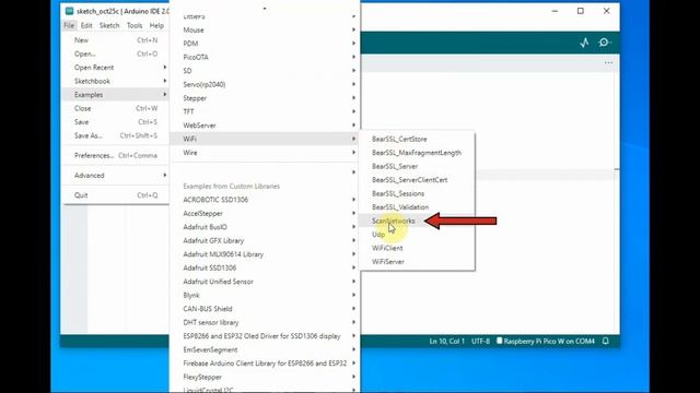 Raspberry PI PICO W testing with ARDUINO CORE смотреть онлайн