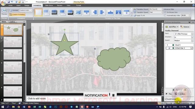 មេរៀនទី១៦ Animation PowerPoint | Animation Microsoft PowerPoint 2007 | KhmerMicrosoftLearning смотреть онлайн