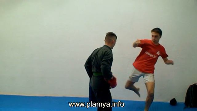 ПЛАМя - выход на дистанцию и атака ногами. Часть VI смотреть онлайн