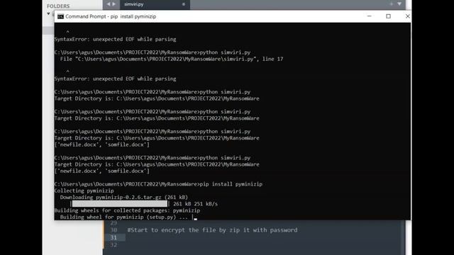 Bikin Virus Ransomware dengan Python смотреть онлайн