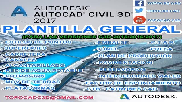 CIVIL 3D 2017-2021: TODO EN UNO PLANTILLA PROFESIONAL-Topocadc3d@gmail.com смотреть онлайн