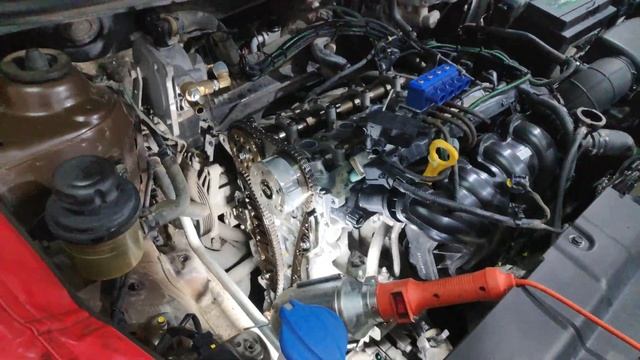 Хендай Солярис . регулировка зазоров клапанов GAMMA. смотреть онлайн