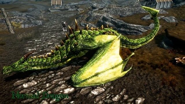 Colorful Skyrim Dragon Mods смотреть онлайн