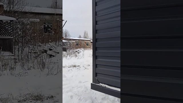 Бытовка дачная блок контейнер вагончик металлический 2.40х6х2.40м с утеплением 100мм Графит смотреть онлайн