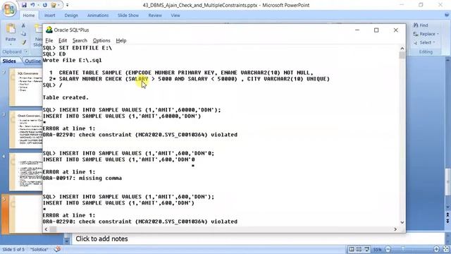 43 - SQL Check Constraint and Applying Multiple Constraints : By Abhishek Jain #SQLConstraints смотреть онлайн