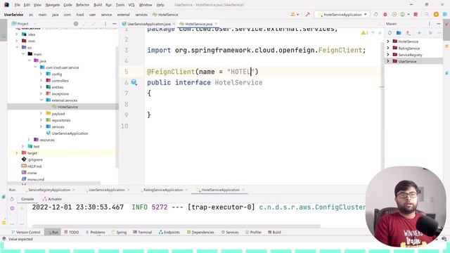 Using Feign Client | Microservices tutorial Series смотреть онлайн