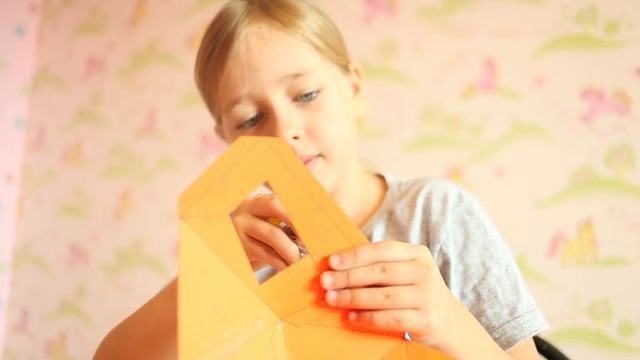 Тыква на Хэллоуин из картона своими руками смотреть онлайн