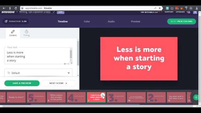 Как создать анимационное видео в Biteable? How to use Biteable 2019? смотреть онлайн