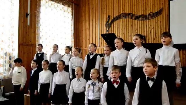 Е.Самсонов "Ехала деревня" младший хор "Гармония" МОБУ ДО ДМШ г. Тынды смотреть онлайн