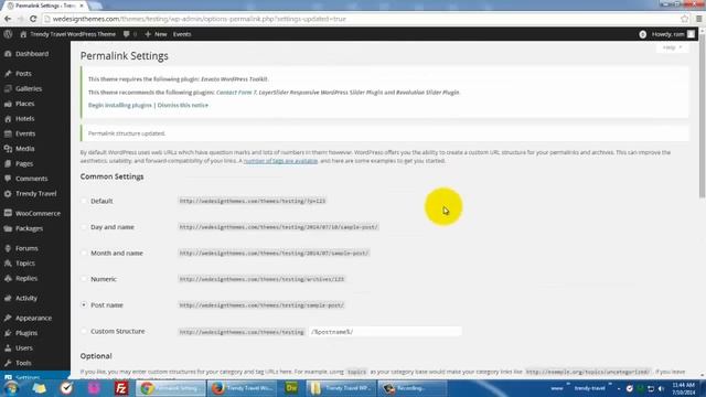 Installing Trendy Travel WordPress Theme Video смотреть онлайн