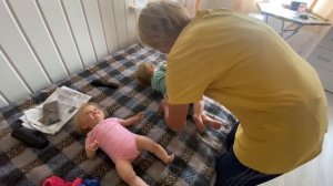 Утро Лиама и Есении в деревне с бабушкой Куда мы поехали? Мини путешествие велосипеде