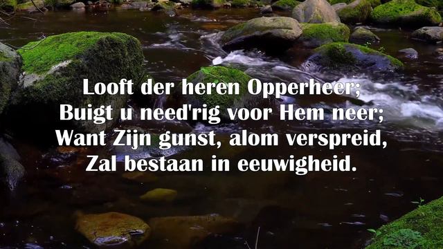 Psalm 136 met Tekst | Vers 1, 3 & 26 | Ritmisch | Samenzang door Hollandkoor & Orgel смотреть онлайн