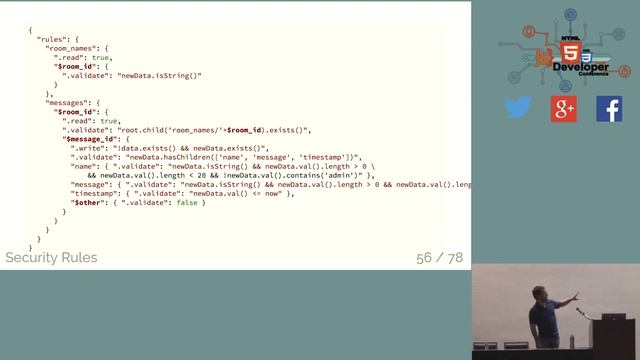 HTML5DeConf: Erik Beeson, shelv.es: Advanced Firebase: Querying, Indexing, and Security Rules смотреть онлайн