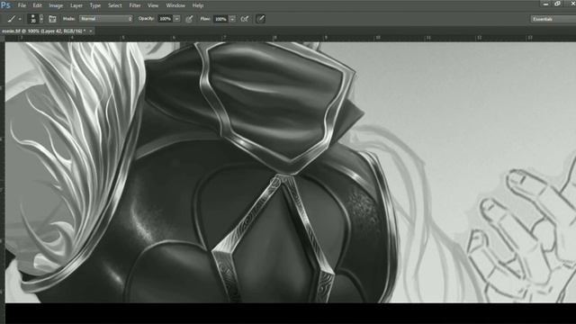 Heroes Lore Fanart - Ronin speed painting смотреть онлайн