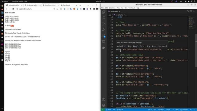 ?Повний PHP курс для початківців в 2023 році. Дата та час. Швидкий старт в фріланс смотреть онлайн