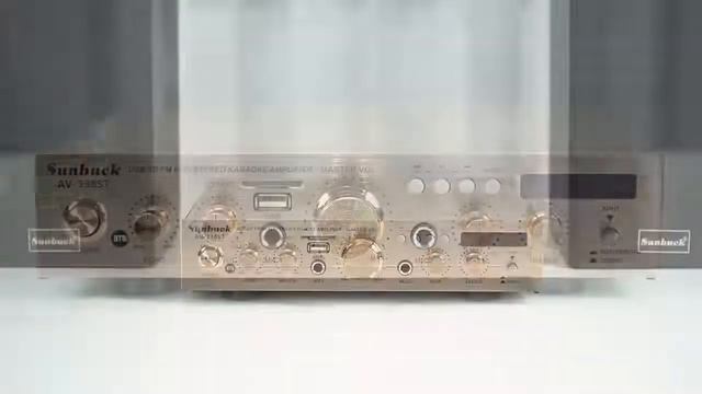 Sunbuck Audio Amplifier Bluetooth EQ Karaoke FM 2000W - AV-338ST смотреть онлайн