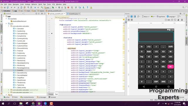 Beautiful Scientific Calculator App using Android Studio Tutorial смотреть онлайн