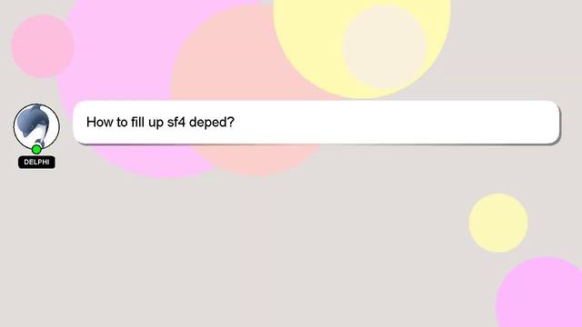 How to fill up sf4 deped? смотреть онлайн