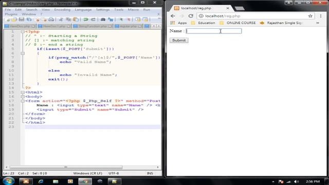 "LIVE" REGULAR EXPRESSION IN PHP [HINDI] | Php Tutorial #36 смотреть онлайн