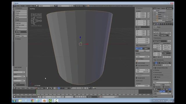 Blender for Beginners: Part 1 - Creating a table смотреть онлайн