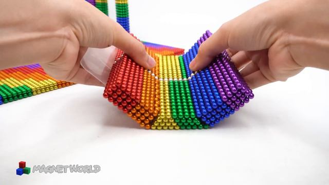 Most Creative - How To Build Taj Mahal From Magnetic Balls (Satisfying) | Magnet World Series