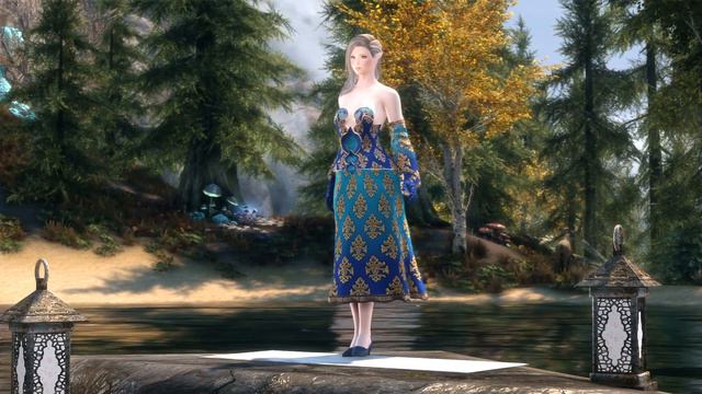 Super fancy dress | Skyrim Clothing Mod | PC смотреть онлайн
