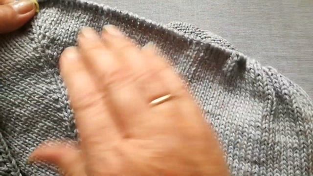 Азиатский росток спицами и подрезы. Самый простой расчет реглана сверху. #Джемпер спицами Часть 2 смотреть онлайн