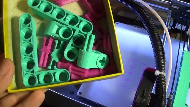 Lego technic - рама, напечатанный на 3D принтере Flyingbear P905 смотреть онлайн