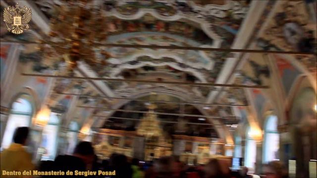 Monasterio de Sergiev Posad - interior смотреть онлайн