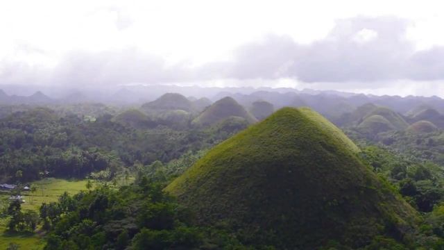 Шоколадные холмы Остров Бохол Филиппины смотреть онлайн