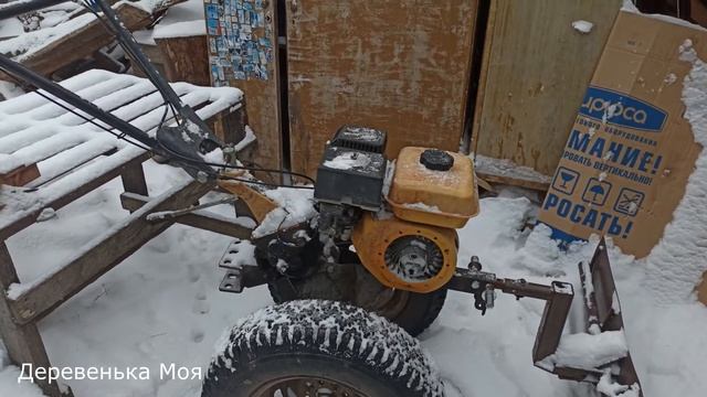 Друг поменял двигатель на мотоблоке. Вместо 6,5 стал 13 лошадей смотреть онлайн