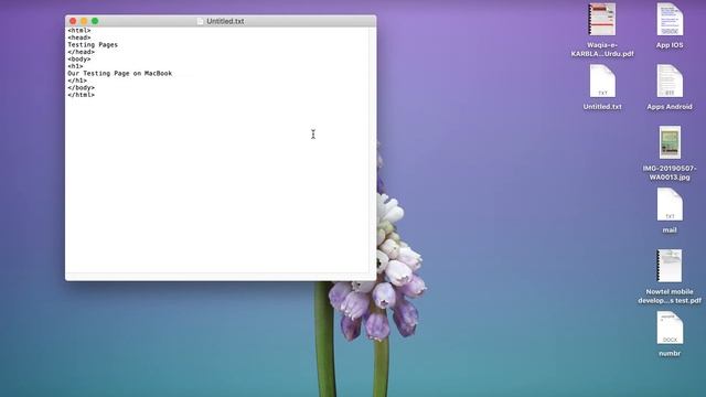 How to Create HTML WebPage in MacBook in Just One Minute смотреть онлайн