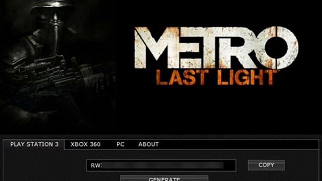 Metro Last Light Cd Key Generator Free смотреть онлайн