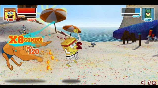 Super Brawl 2 - NICKELODEON ALL-STAR BRAWL LEGACY смотреть онлайн