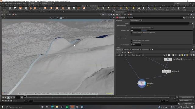 6: Create a Terrain backdrop that stretches to the Horizon using Houdini and Mapbox. смотреть онлайн
