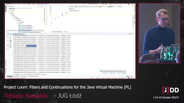 JDD 2019: Project Loom: Fibers and Continuations for the Java Virtual Machine [PL], Tobiasz Kowalsk смотреть онлайн