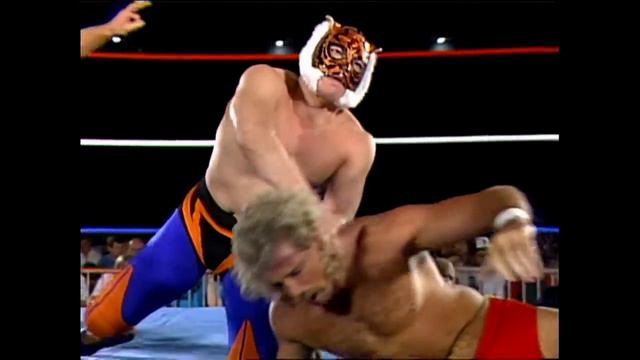 NWA 1986 04-19-86 Crockett Cup Superdome  16  Ron Garvin & Magnum TA Vs Giant Baba And Tiger Mask